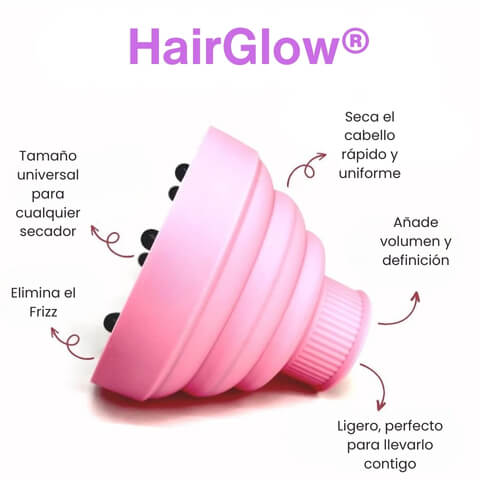 HairGlow®: Difusor Universal para Secador