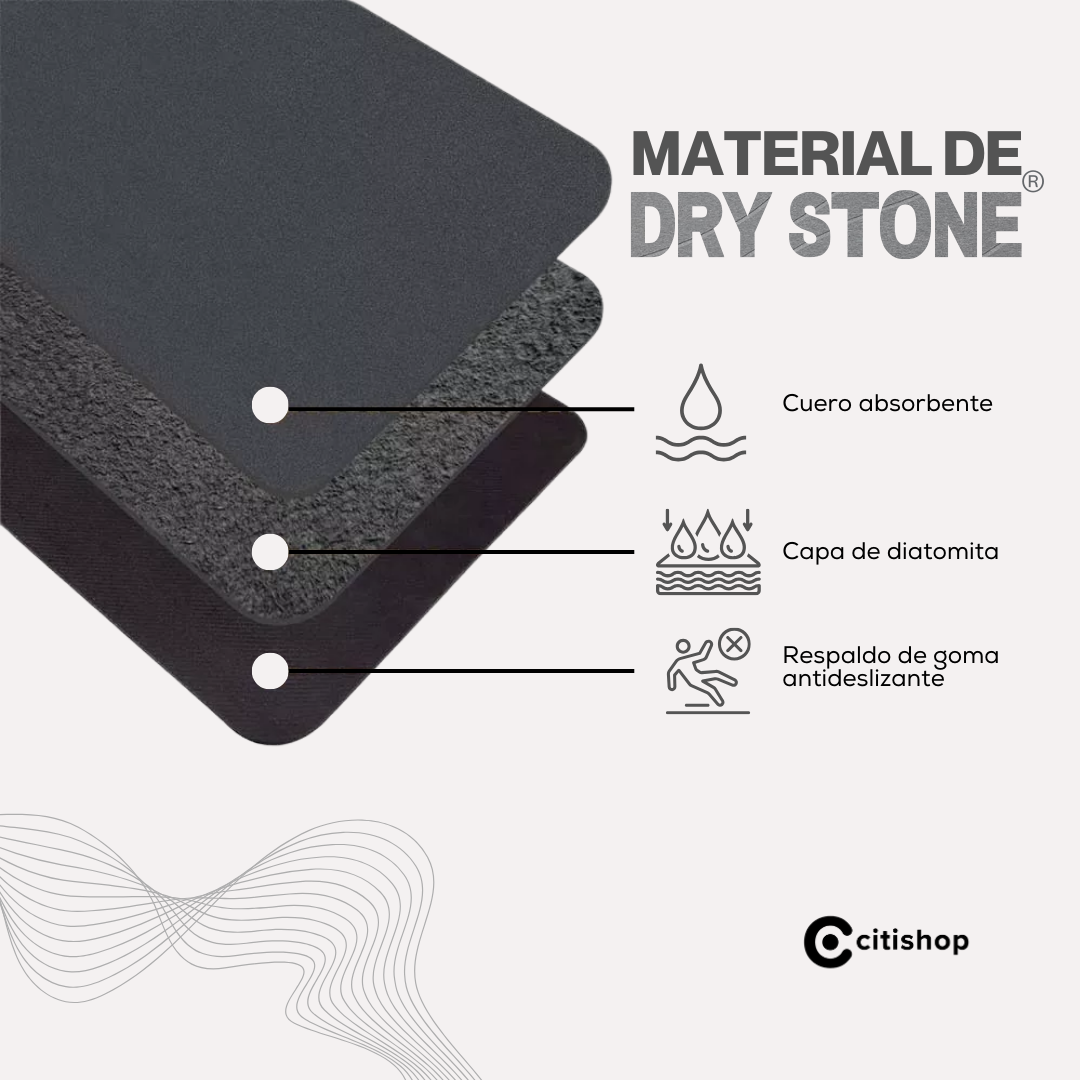 DryStone® - Tapete Piedra Diatomita